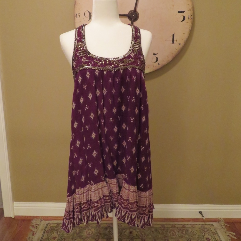 Burgundy  Dress